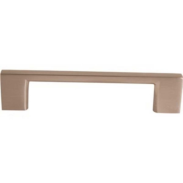 Anvil Mark 4-1/2 in. Satin Nickel Cabinet Aluminium Drawer Pull, 5PK 2492430